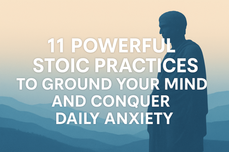 11 Powerful Stoicism Practices to Ground Your Mind - Life Skills