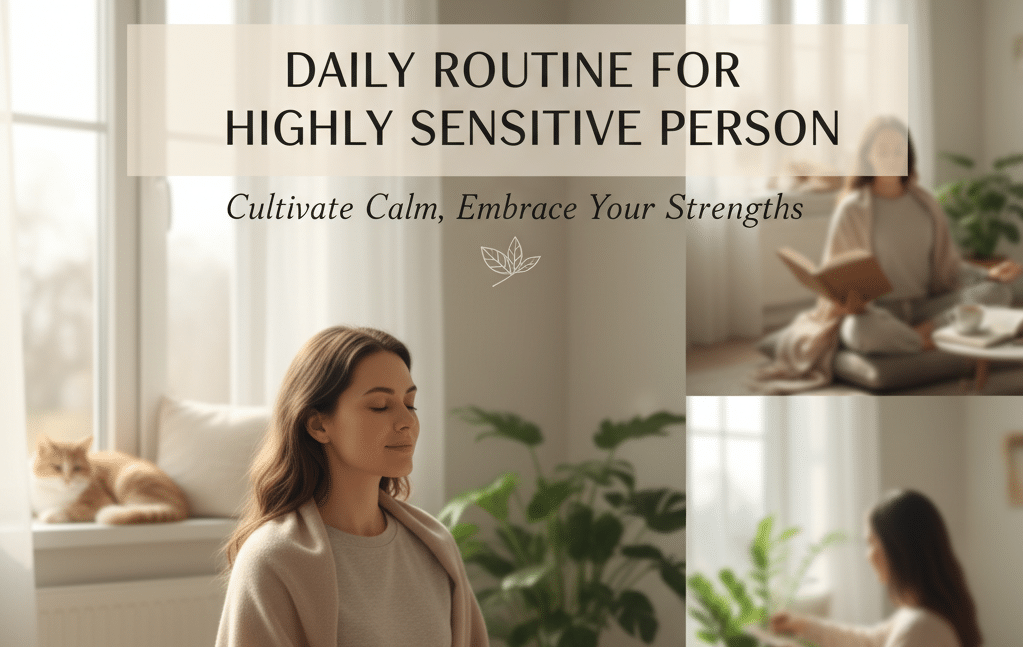 daily routine for highly sensitive person