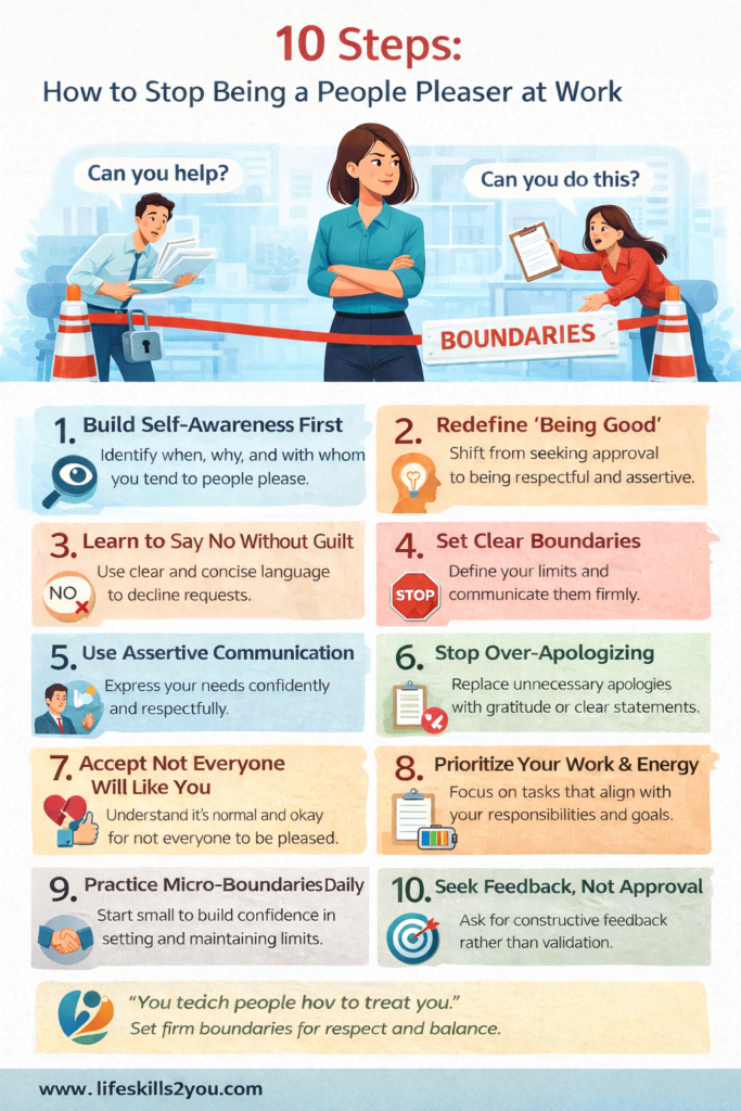 Info How to Stop Being a People Pleaser at Work